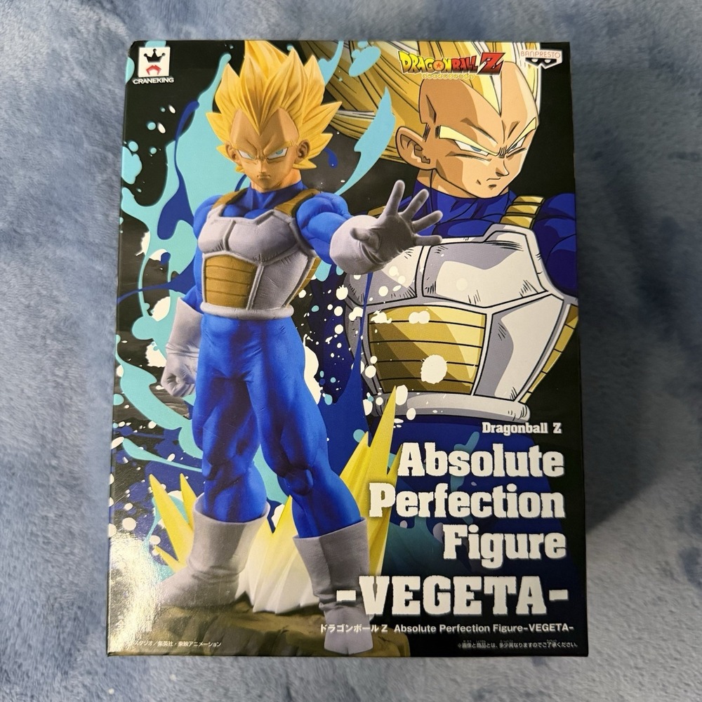 Dragon Ball Z DBZ Absolute Perfection Vegeta Figure Banpresto Japan - New in Box